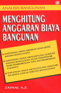 Analisis bangunan : menghitung anggaran biaya bangunan