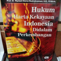 Hukum harta kekayaan Indonesia didalam perkembangan