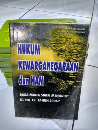 Hukum kewarganegaraan dan HAM