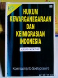 Hukum kewarganegaraan dan keimigrasian Indonesia