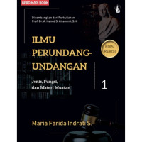 Ilmu perundang undangan : Jenis Fungsi dan materi Buatan