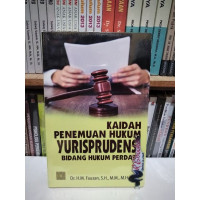 Kaidah penemuan hukum yurisprudensi bidang hukum perdata