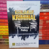 Kebijakan kriminal