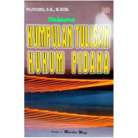 Kumpulan tulisan hukum pidana