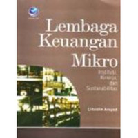 Lembaga keuangan mikro : instituti, kinerja dan sustanabilitas