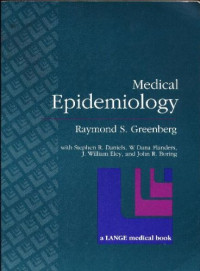 Medical epidemiology : a lange medical book