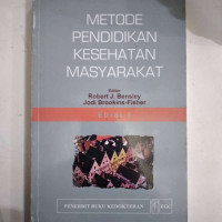 Metode Pendidikan Kesehatan Masyarakat