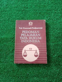 Pedoman pelajaran tata hukum Indonesia