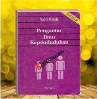 Pengantar ilmu kependudukan