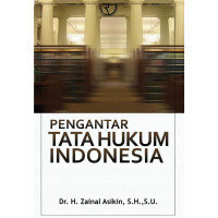 Pengantar tata hukum Indonesia