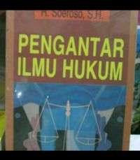 Pengnatar ilmu hukum