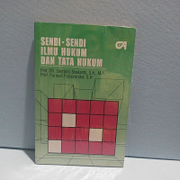 Sendi-sendi ilmu hukum dan tata hukum