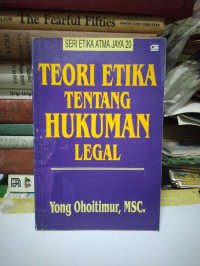 Teori etika tentang hukuman legal