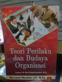 Teori Perilaku Dan Budaya Organisasi